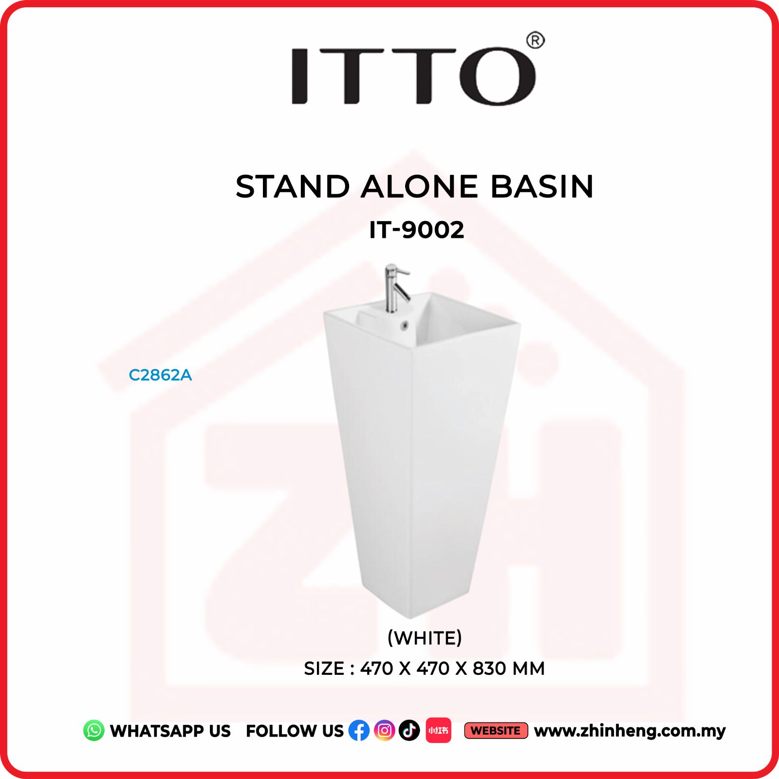 ITTO STAND ALONE BASIN  IT-9002