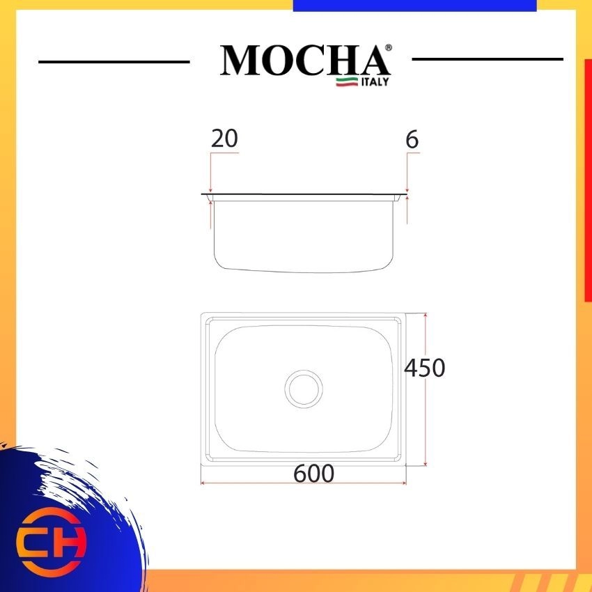 MOCHA  MAP4944A Stainless Steel Kitchen Sink