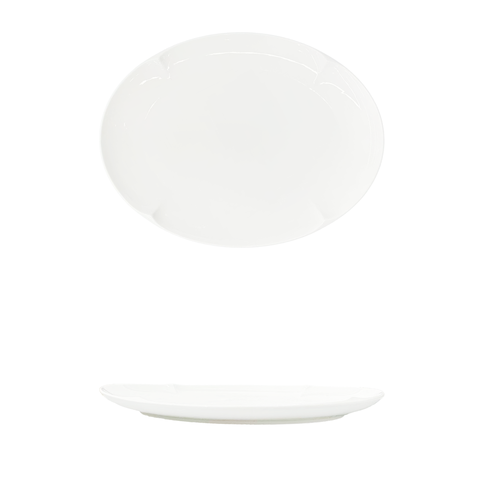 YX-BC-20'' Magnolia Shallow Fish Plate 20 玉兰浅式鱼盘