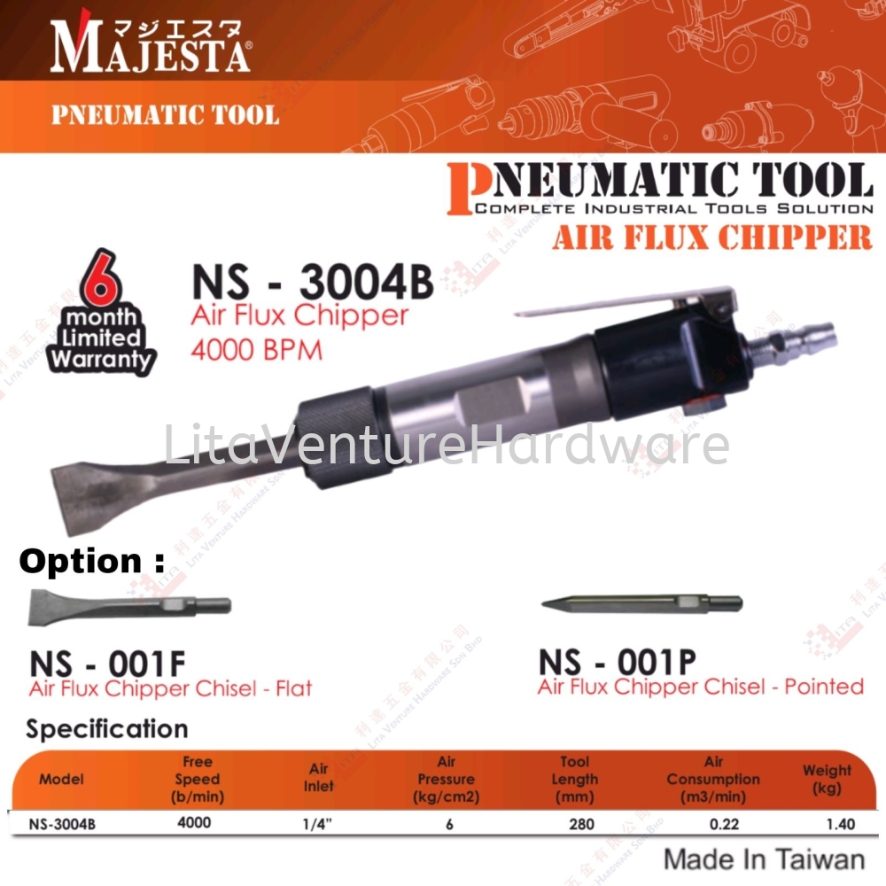 MAJESTA BRAND AIR FLUX CHIPPER - NS001F NS001P