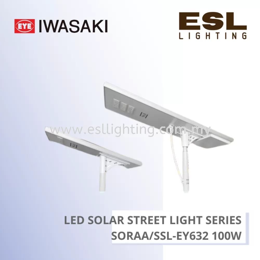 ELAP IWASAKI LED Solar Street Light Series 100W - EY632 IP66 IK08
