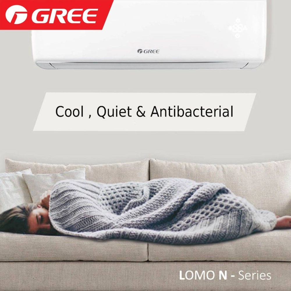 Gree LOMO-N R410A (1.0HP, 1.5HP, 2.0HP & 2.5 HP) Cold Plasma with Golden Fin Air Conditioner