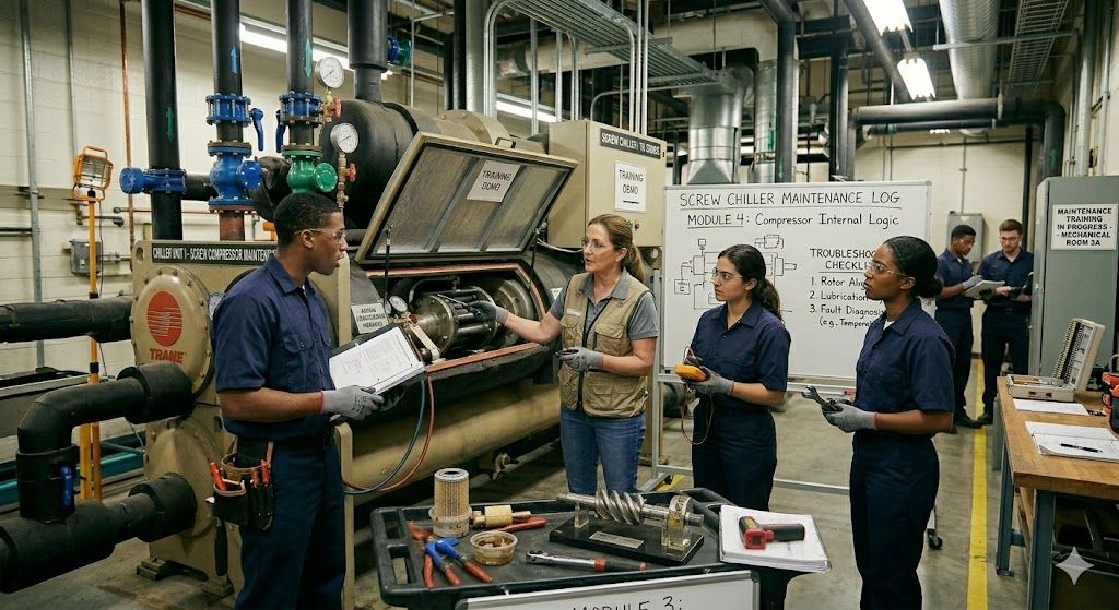 Screw chiller maintenance training