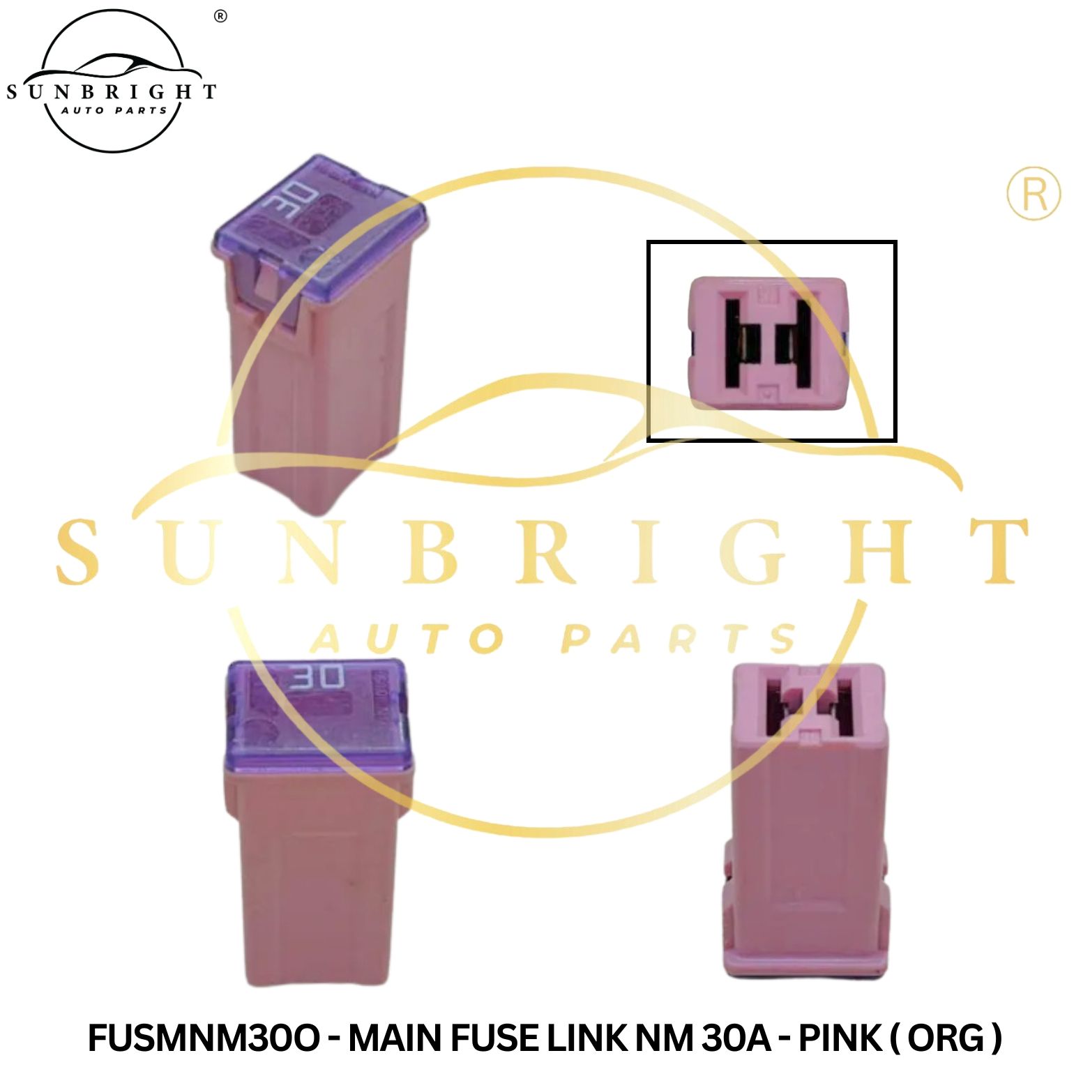 FUSMNM30O - MAIN FUSE LINK NM 30A - PINK ( ORG )