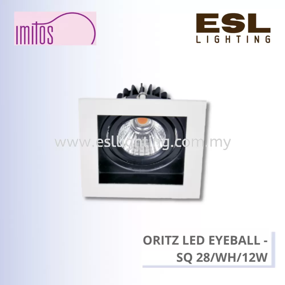 IMITOS ORITZ LED EYEBALL 12W - SQ 28/WH/12W