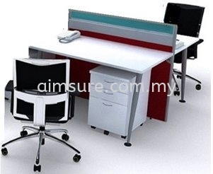 2 pax office workstation furniture face to face