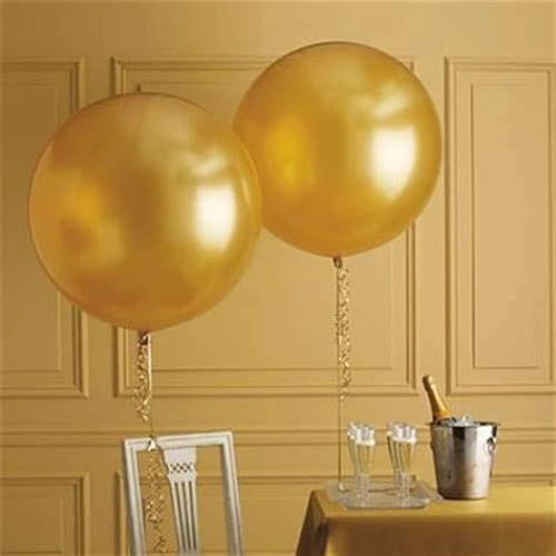 36inch Metallic Round Balloon - Gold 10pcs (B-36MR-M2)