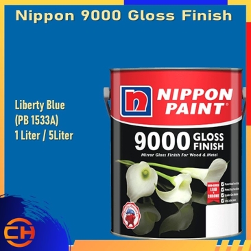 Nippon 9000 Gloss Finish Wood & Metal Paint 1L/5L LIBERTY BLUE (PB 1533A)