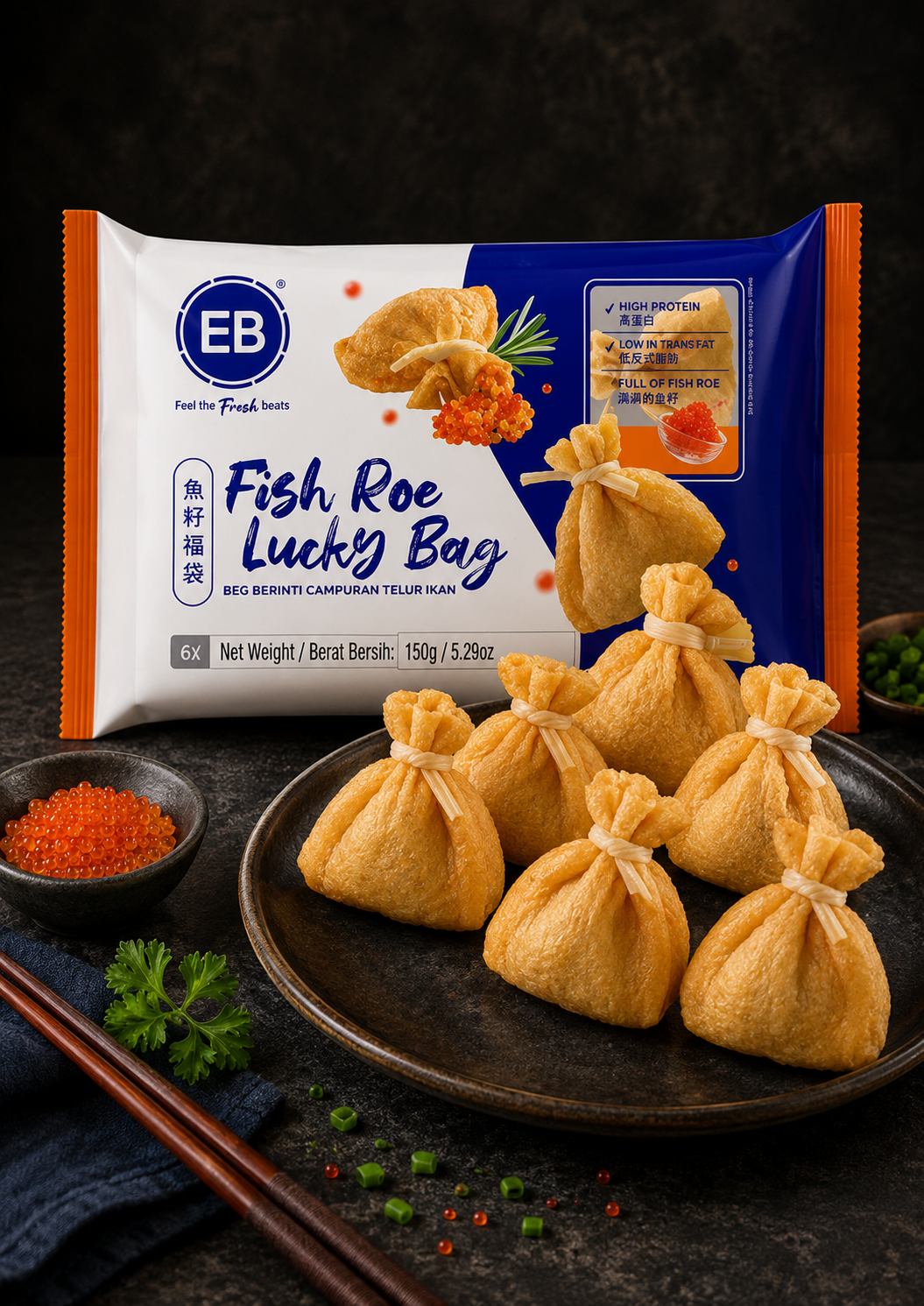 EB Fish Roe Lucky Bag 鱼籽 福袋 150G