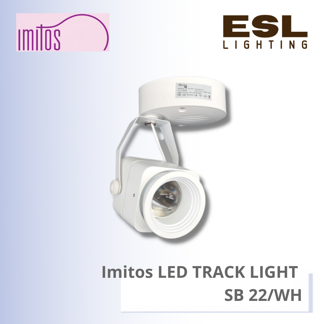 IMITOS Oritz LED TRACK LIGHT 9W - SB 22/WH