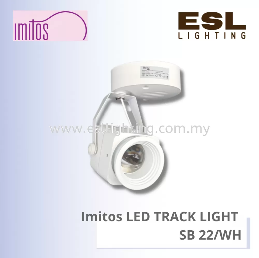 IMITOS Oritz LED TRACK LIGHT 9W - SB 22/WH