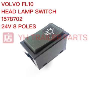 HEAD LAMP SWITCH 24V 8 POLES