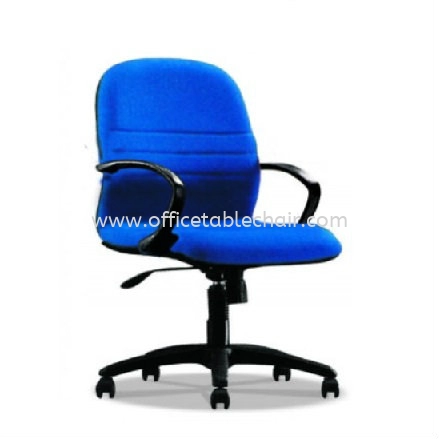 HYDE STANDARD LOW BACK FABRIC CHAIR WITH POLYPROPYLENE BASE HS3