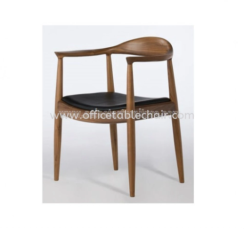 AS HH 604 PU SEAT CHAIR  WITH ASH FRAME