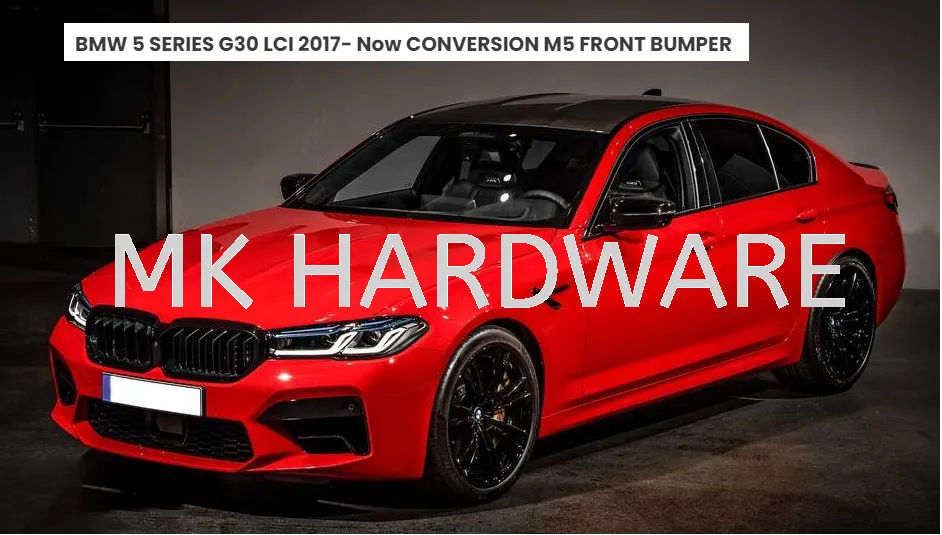 BMW 5 SERIES G30 LCI 2017- Now CONVERSION M5 FRONT BUMPER