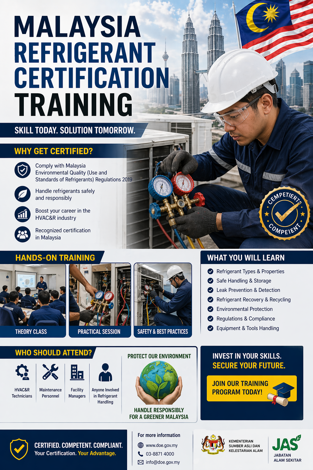 Malaysia refrigerant certification training