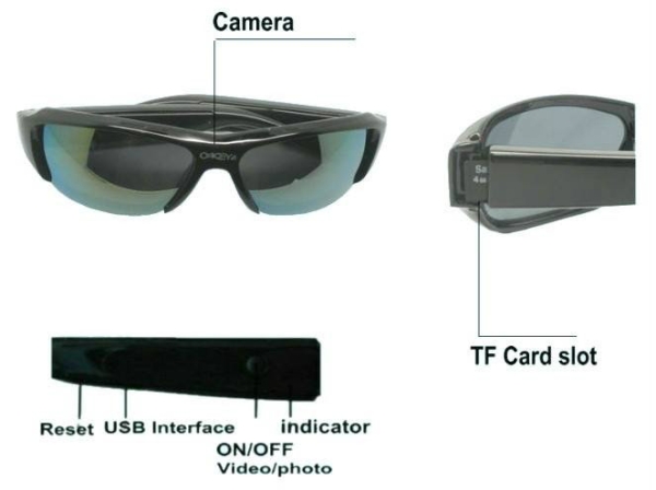 HD 720P Sunglasses Camera DVR Hi-Tech PI product Malaysia, Selangor, Kuala Lumpur (KL), Cheras Supplier, Suppliers, Supply, Supplies | Flying Marketing Enterprise