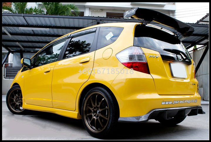 08 09 10 11 Honda Jazz Fit Ge Rear Diffuser Js Racing Style For Ge Rs Replace Add On Upgrade Performance Look Pp Frp Material New Set Honda Fit Jazz 08 Honda Johor