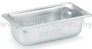 Perforated food pan 1/3