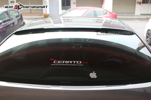 Kia cerato K3 glass spoiler