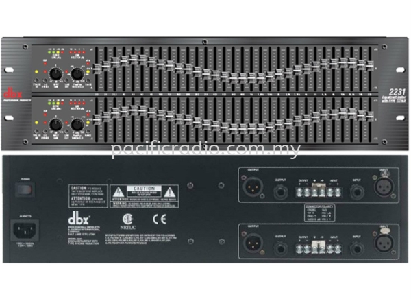 DBX 2231 Graphic Equalizer/Limiter with Type III