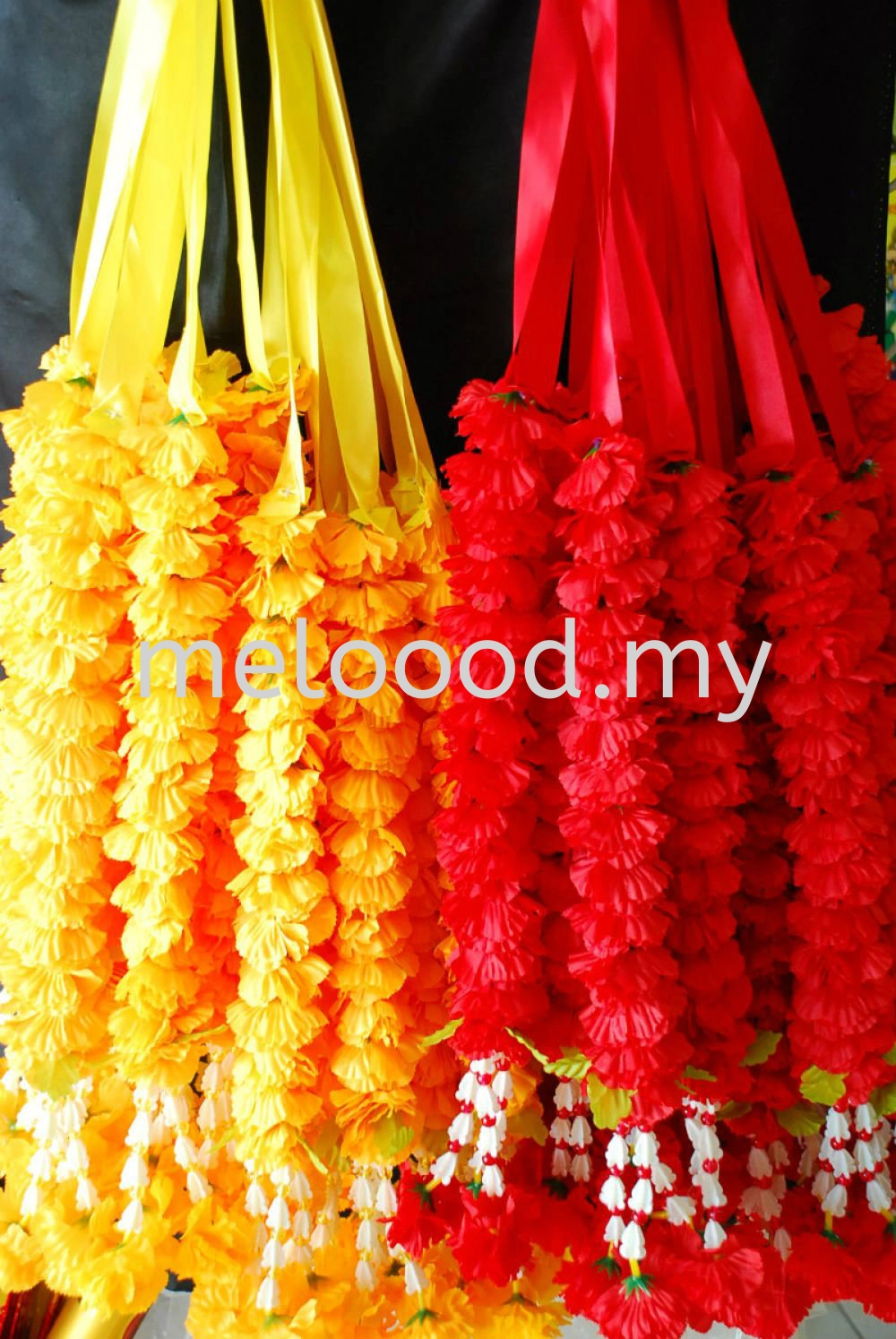 night club flower garland