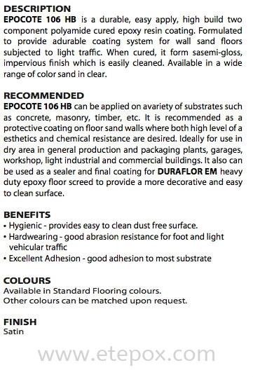 Epoxy Coating Description