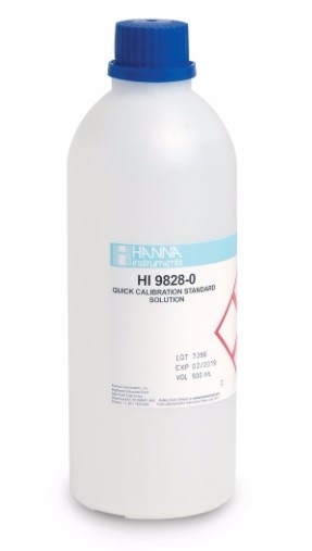 HI9828-25 Quick Calibration Solution (500mL Bottle) 