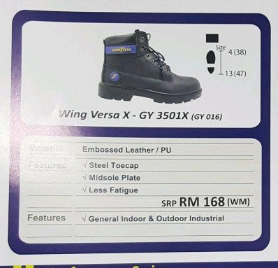 GOOD YEAR WING VERSA X SAFETY SHOE GY3501X