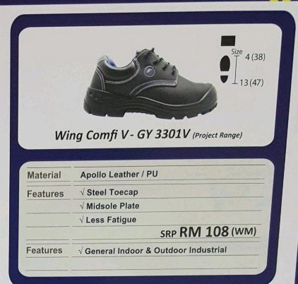 GOOD YEAR Wing Comfi V - GY3301 V Safety Shoe