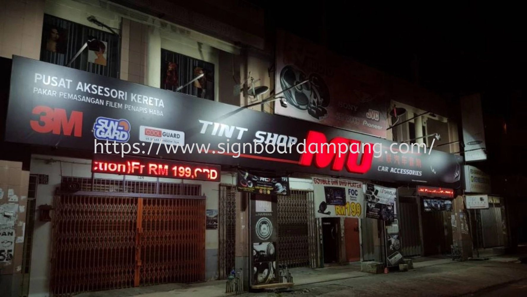 3D LED BACKLIT SIGN INSTALLATION AT SUBANG JAYA, SELANGOR, AMPANG ...