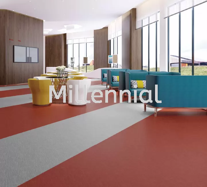 DH 3314 Brick Red - 3mm Millennial Highlight Vinyl Plank