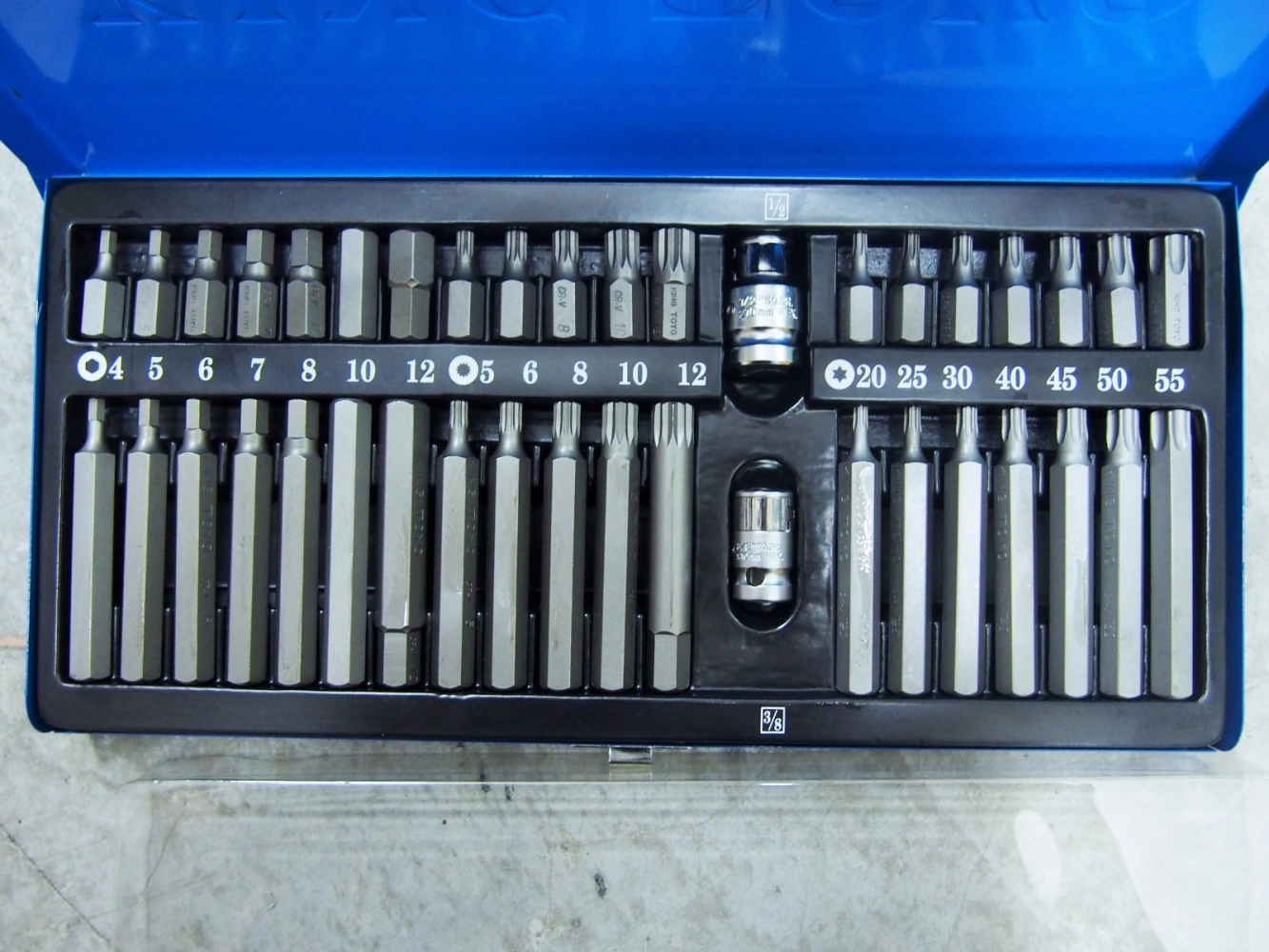 King Toyo 40pc Power Bit Set