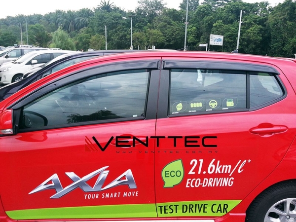 PERODUA AXIA (3 = 75MM) venttec door visor