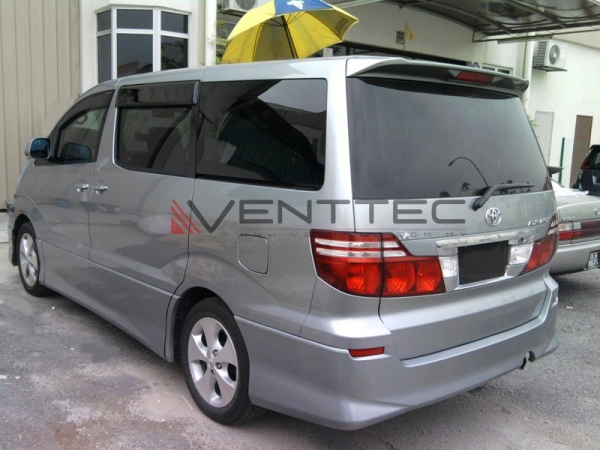 TOYOTA ALPHARD VENTTEC DOOR VISOR