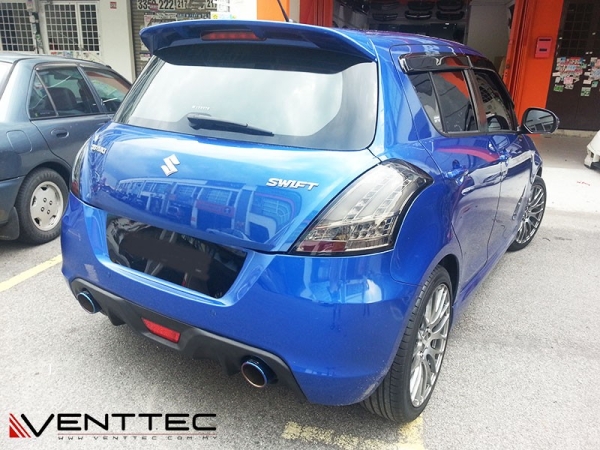 SUZUKI SWIFT (3 = 75MM) venttec door visor