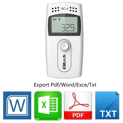 ELITECH RC-4 TEMPERATURE DATA-LOGGER WITH EXTERNAL SENSOR & ALARM