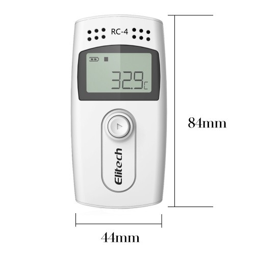 ELITECH RC-4HC TEMPERATURE & HUMIDITY DATA-LOGGER WITH EXTERNAL SENSOR & ALARM