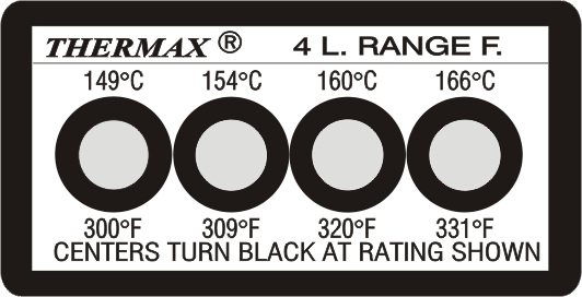 THERMAX 4 LEVEL TEMPERATURE STRIPS