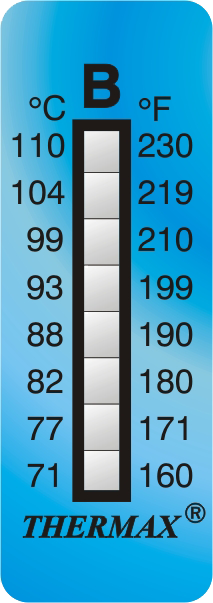 THERMAX 8 LEVEL TEMPERATURE STRIPS