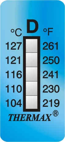 THERMAX 5 LEVEL TEMPERATURE STRIPS