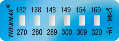 THERMAX 6 LEVEL TEMPERATURE STRIPS