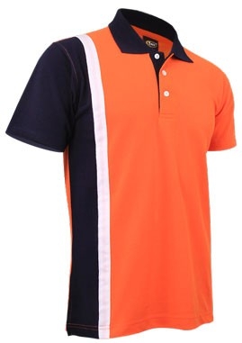 Orange/Navy/White