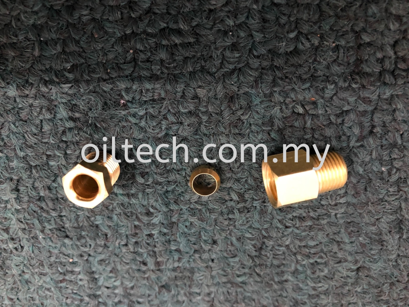 6mm Copper Tube Connector With Ring