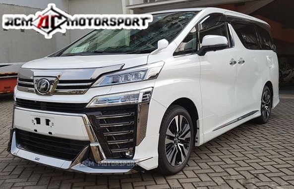 toyota Vellfire Aero 2018 facelift modellista kit