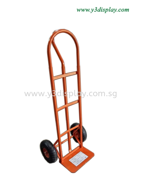 29715-M03-P700B P SHAPE HAND TRUCK 10" PNEUMATIC WHEEL Platform Hand Truck Material Handling Equipment Singapore Supplier, Distributor, Supply, Supplies | Y3 Display and Storage Pte Ltd