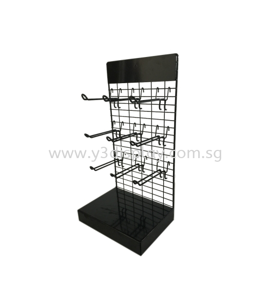 20376-BATTERY STAND-C/W 13HOOK(563HX296LX208DMM) Battery Stand Custom Made Display Rack Singapore Supplier, Distributor, Supply, Supplies | Y3 Display and Storage Pte Ltd