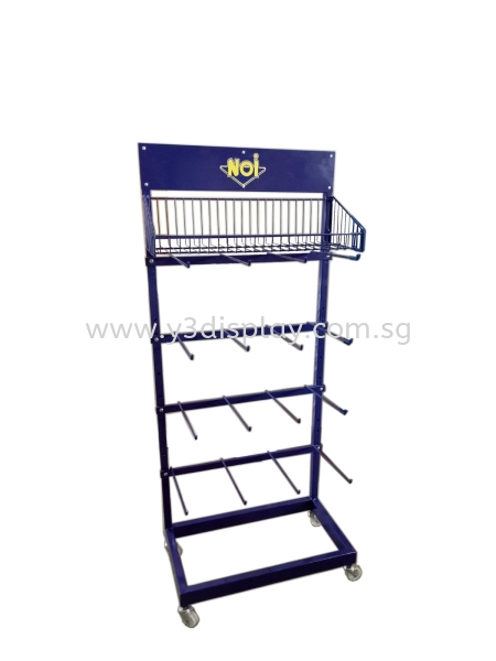 20388-NOI 5LAYER METAL DISPLAY RACK Titbits Rack Custom Made Display Rack Singapore Supplier, Distributor, Supply, Supplies | Y3 Display and Storage Pte Ltd