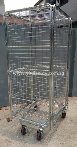 29724-FRAME ROLL CONTAINER C/W DOOR(172X80X75CM)50X50MM Work Tainer Material Handling Equipment Singapore Supplier, Distributor, Supply, Supplies | Y3 Display and Storage Pte Ltd