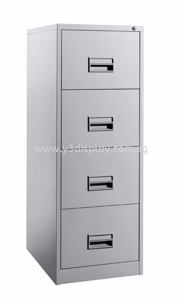 63041-FC-4 DRAWERS FILING CABINET Steel Cabinet Office Equipment Singapore Supplier, Distributor, Supply, Supplies | Y3 Display and Storage Pte Ltd